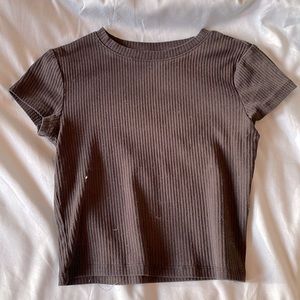 Cute black shirt might be a bit cropped